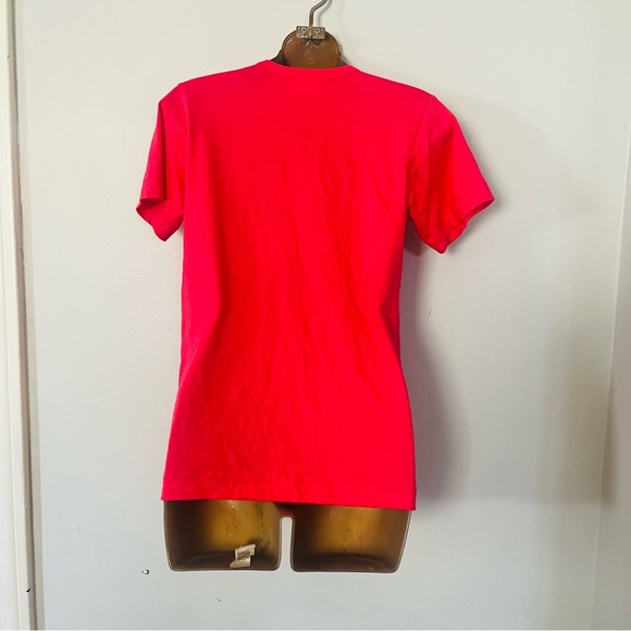 Comme des Garçons Pink Cutout T-Shirt Top Womens Small Avant Garde Designer Rare - Picture 3 of 4